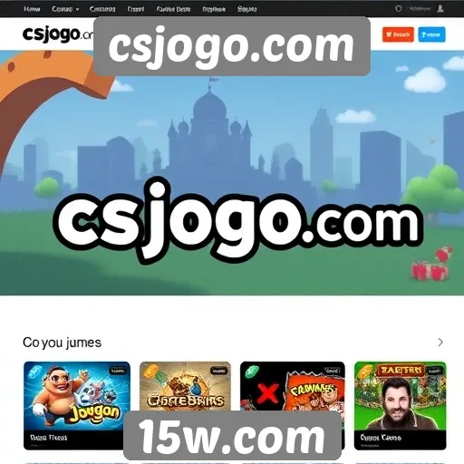 Análise da interface do csjogo.com